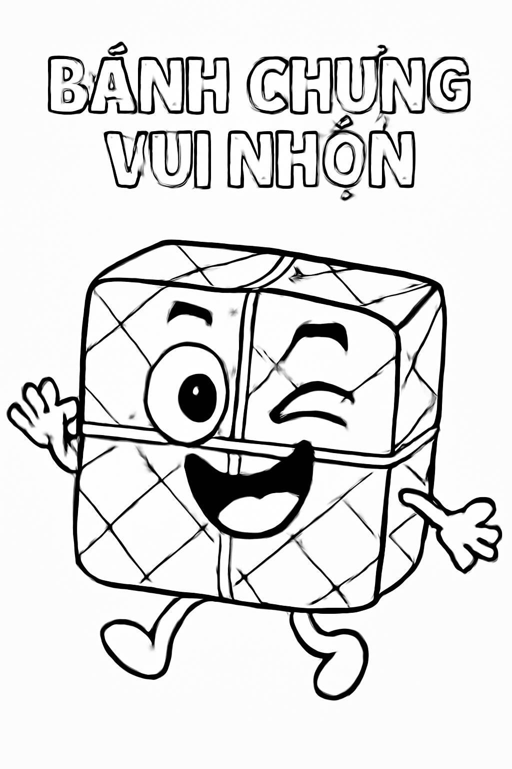 Bánh Chưng Coloring Pages for Kids – Free PDF Download