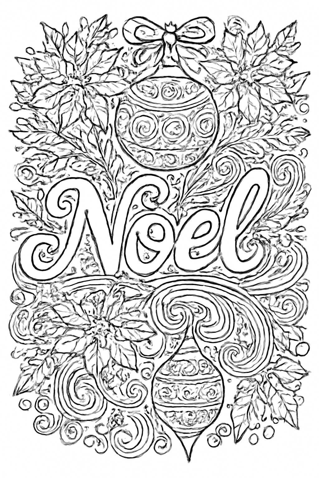 Christmas Coloring Pages for Kids – Free PDF Download