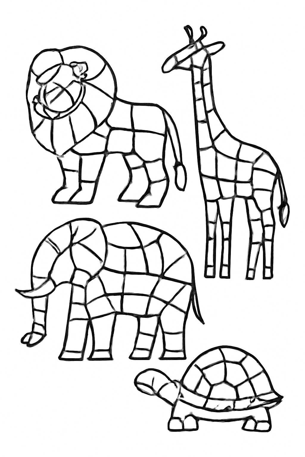 Pixel Art Animals