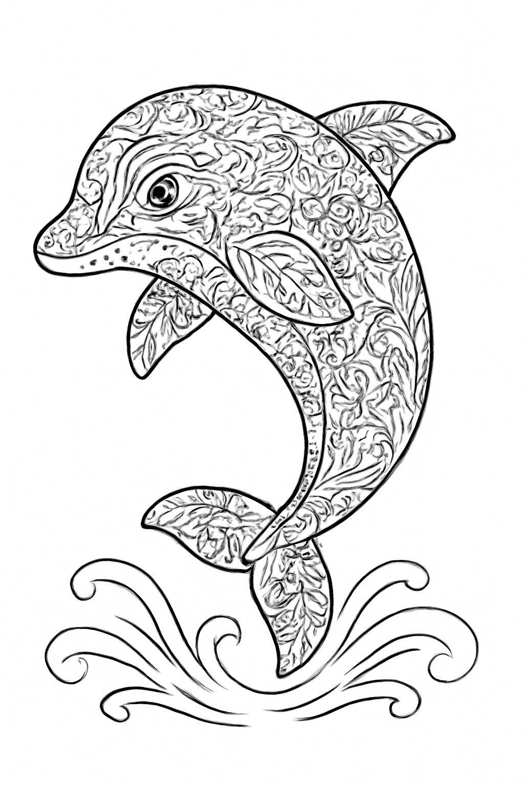 Artistic Dolphin