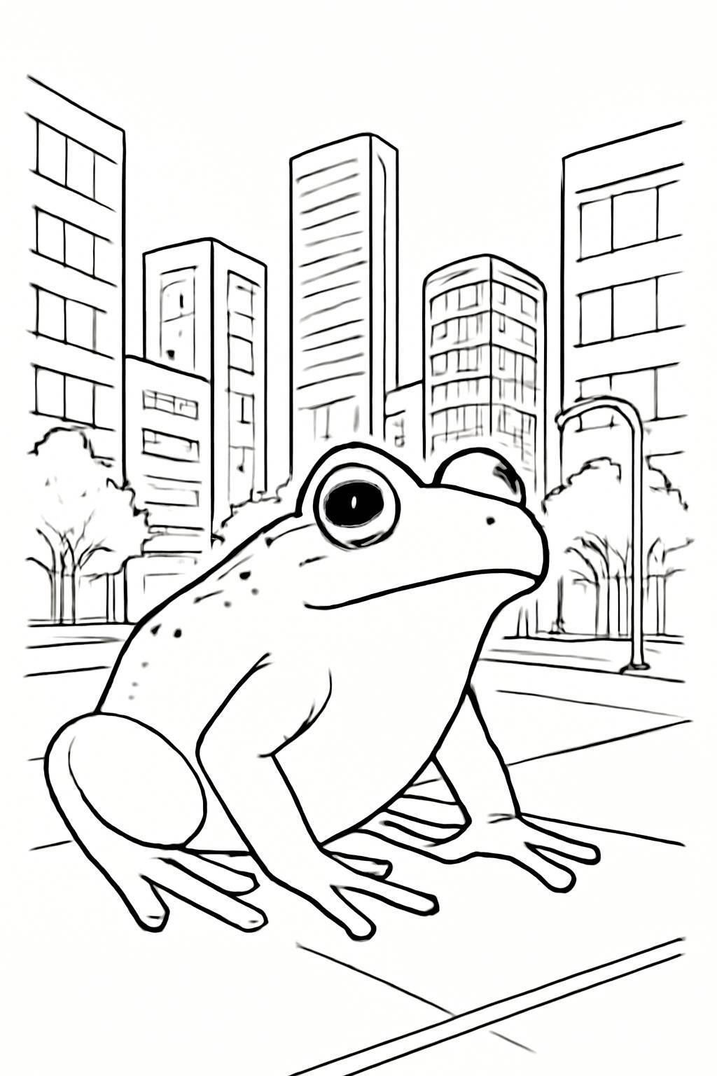Frog Coloring Pages for Kids – Cute and Fun Frog Pictures