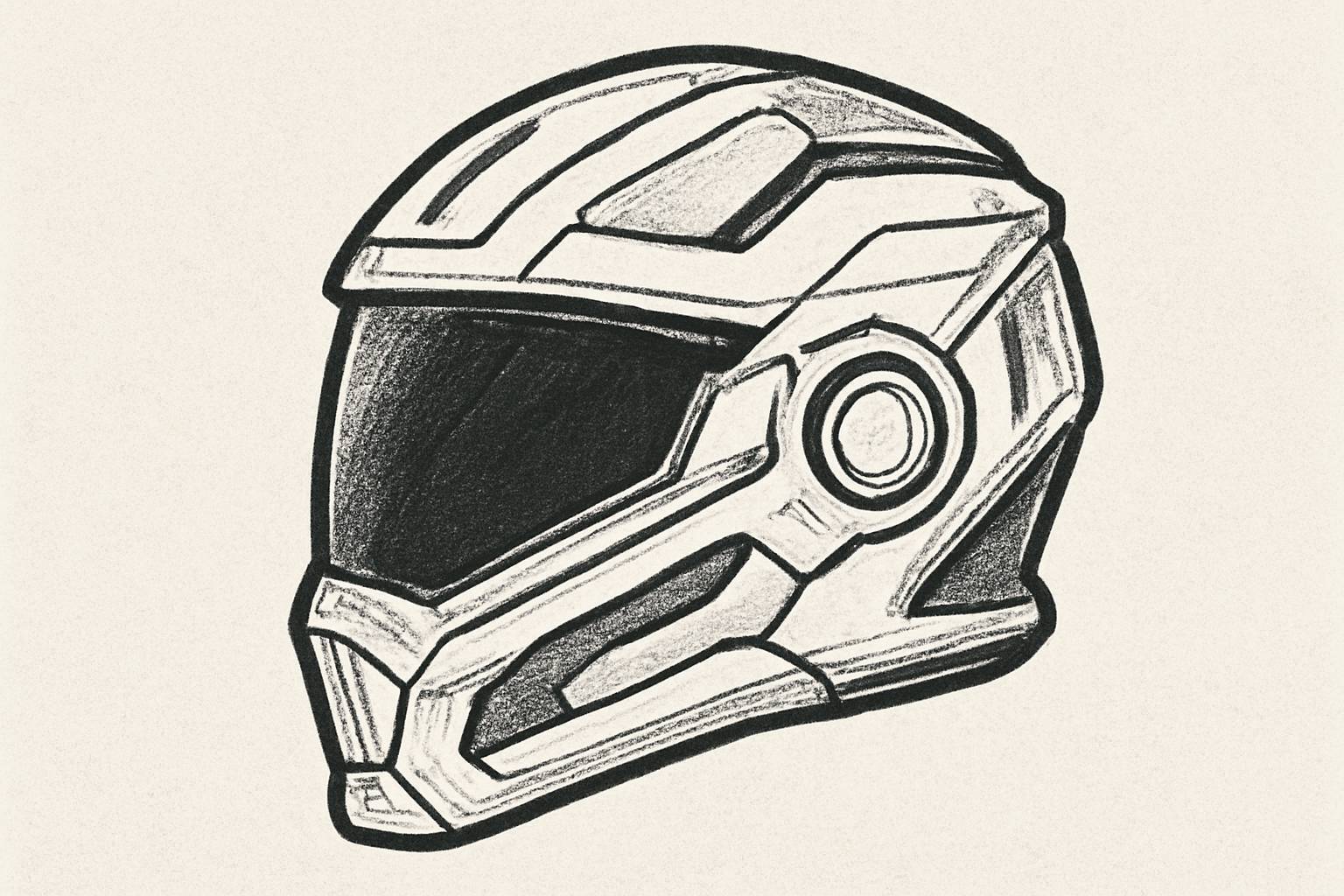 Sci-Fi Style Helmet