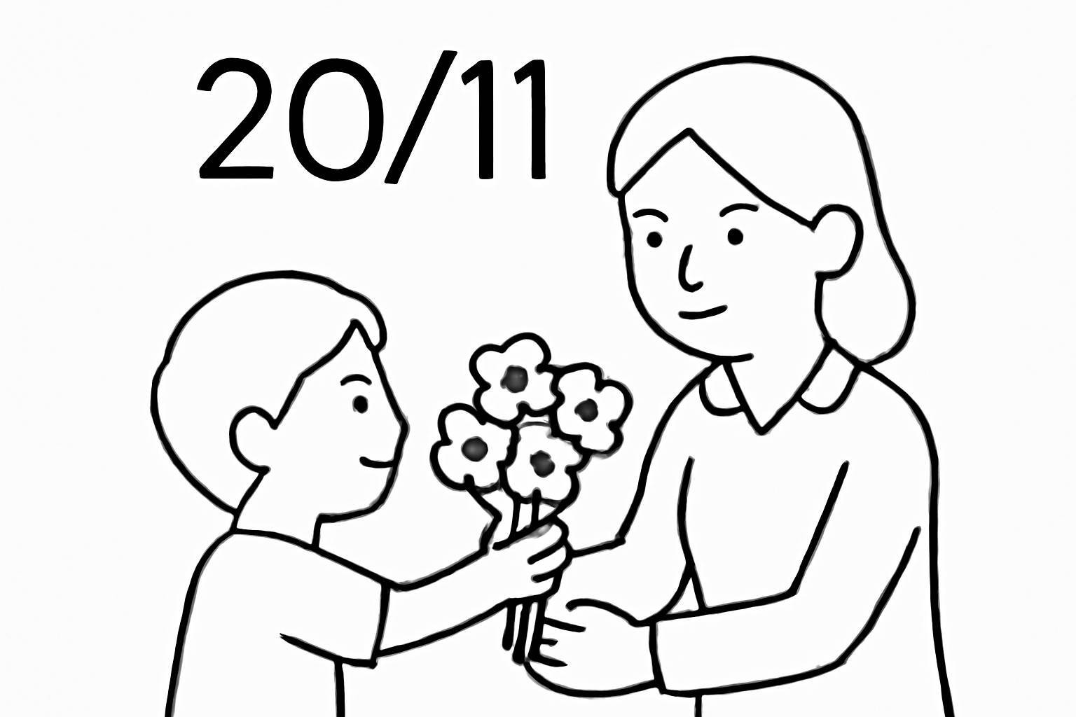 November 20th Coloring Pages for Kids – Teacher’s Day Coloring Pictures