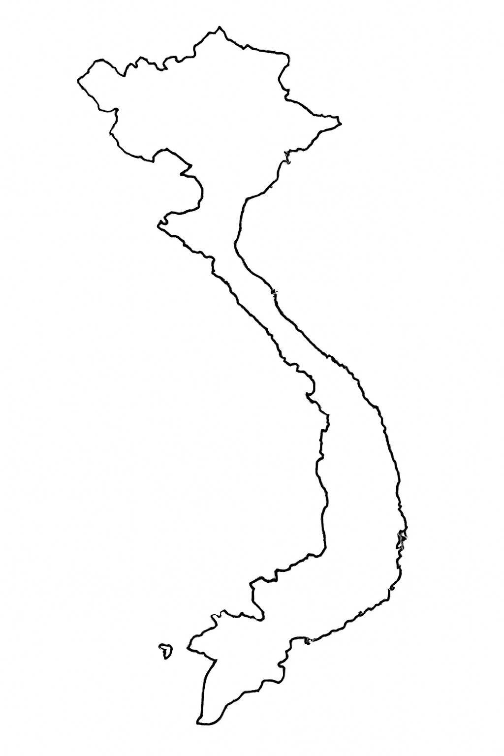 Modern Vietnam Map