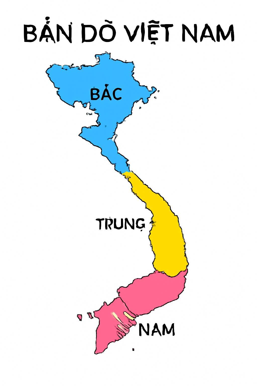 Vietnam Map Coloring Pages for Kids – Beautiful, Easy-to-Download PDF