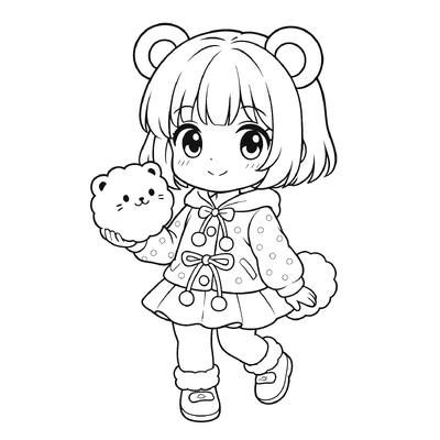 Adorable Simmy Cat Coloring Pages – Fun and Creative Brain Development for Kids