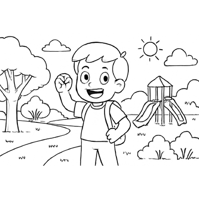 All About Me Coloring Pages for Kids – Vibrant and Fun Designs