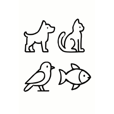 Animal Coloring Pages for Kids – Beautiful PDF Animal Coloring Sheets