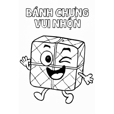 Bánh Chưng Coloring Pages for Kids – Free PDF Download