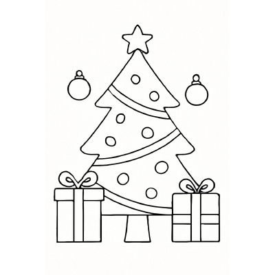 Christmas Coloring Pages for Kids – Free PDF Download
