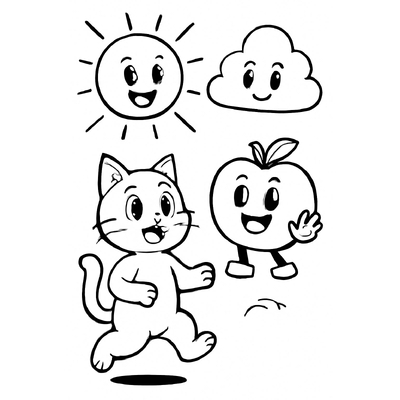Coloring Videos for Kids – Coloring Pages and PDF Sheets