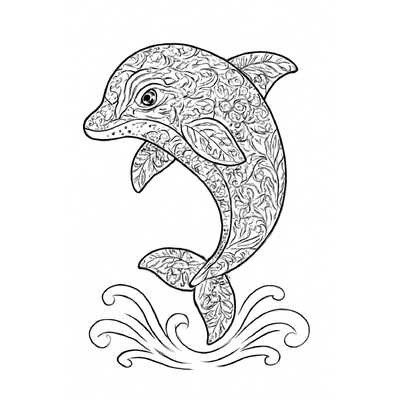 Dolphin Coloring Pages for Kids – Free PDF Download