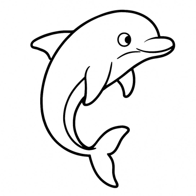 Dolphin Coloring Pages for Kids – Free PDF Download