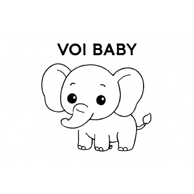 Elephant Coloring Pages for Kids – Printable Elephant Coloring PDF