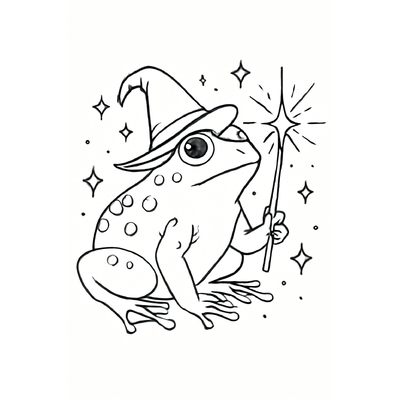 Frog Coloring Pages for Kids – Cute and Fun Frog Pictures