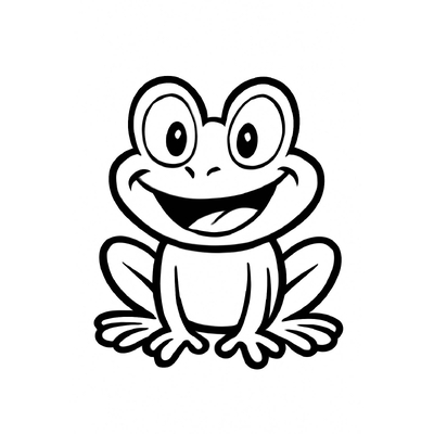 Frog Coloring Pages for Kids – Cute and Fun Frog Pictures