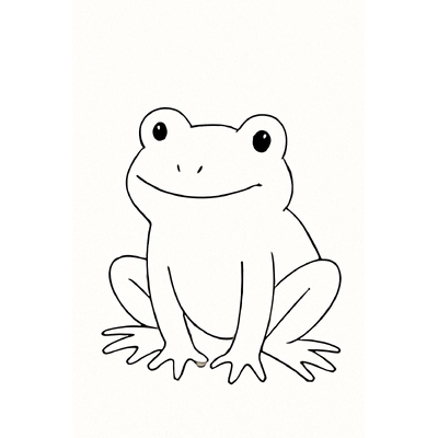 Frog Coloring Pages for Kids – Cute and Fun Frog Pictures