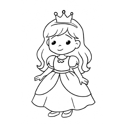 Girl Friend Coloring Pages for Kids – Free PDF Download