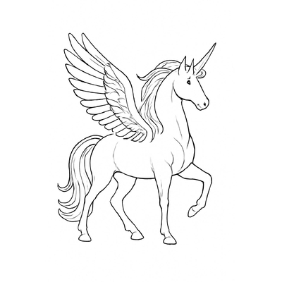 Horse Coloring Pages for Kids – Free PDF Download