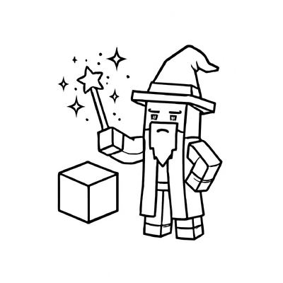 Minecraft Coloring Pages for Kids – Fun and Lively Minecraft Pictures
