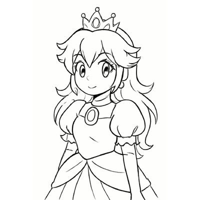 Princess Coloring Pages for Kids – Printable PDF