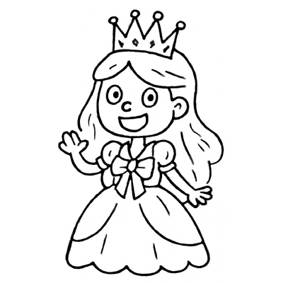 Princess Coloring Pictures for Kids – Beautiful Coloring Pages
