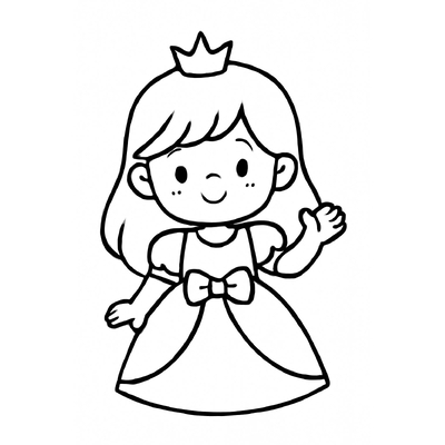 Princess Coloring Pictures for Kids – Beautiful Coloring Pages