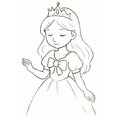 Princess Coloring Pictures for Kids – Beautiful Coloring Pages