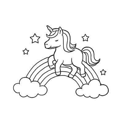 Rainbow Coloring Pages for Kids – Beautiful, Easy-to-Download PDF
