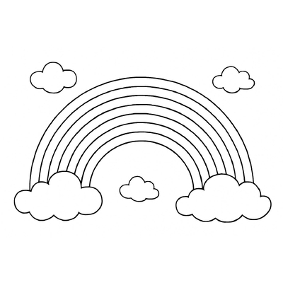Rainbow Coloring Pages for Kids – Beautiful, Easy-to-Download PDF