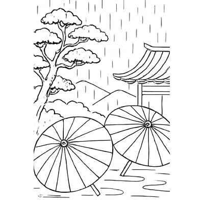 Rainy Day Coloring Pages for Kids – Fun and Playful Pictures