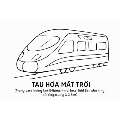 Train Coloring Pages for Kids – Free Download