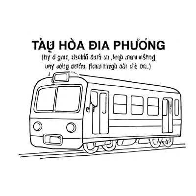 Train Coloring Pages for Kids – Free Download