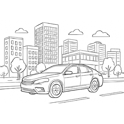 Transportation Coloring Pages for Kids – Road Vehicle Coloring Pictures