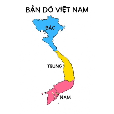 Vietnam Map Coloring Pages for Kids – Beautiful, Easy-to-Download PDF