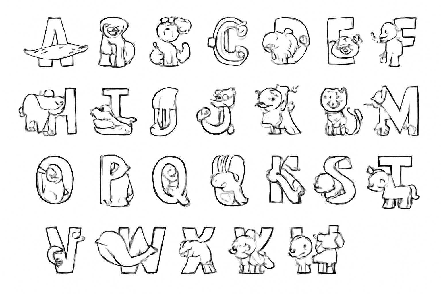 Animal Letters