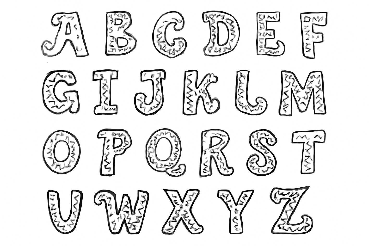 Alphabet Coloring Pages for Kids – Printable PDF Letters