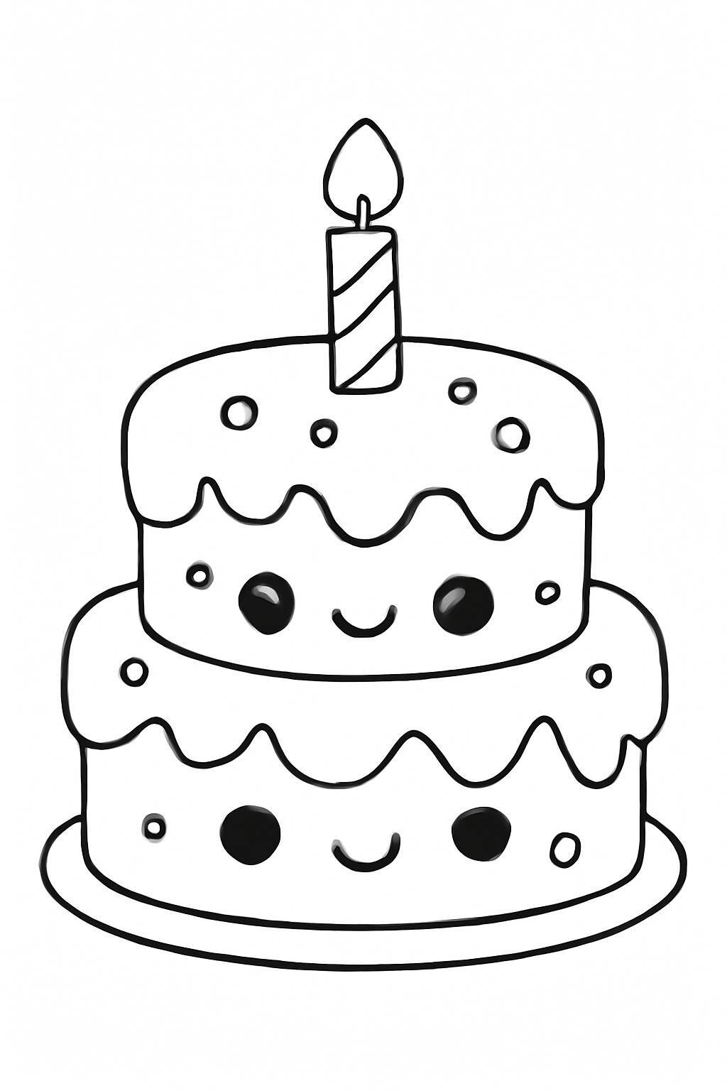 Chibi Birthday Cake