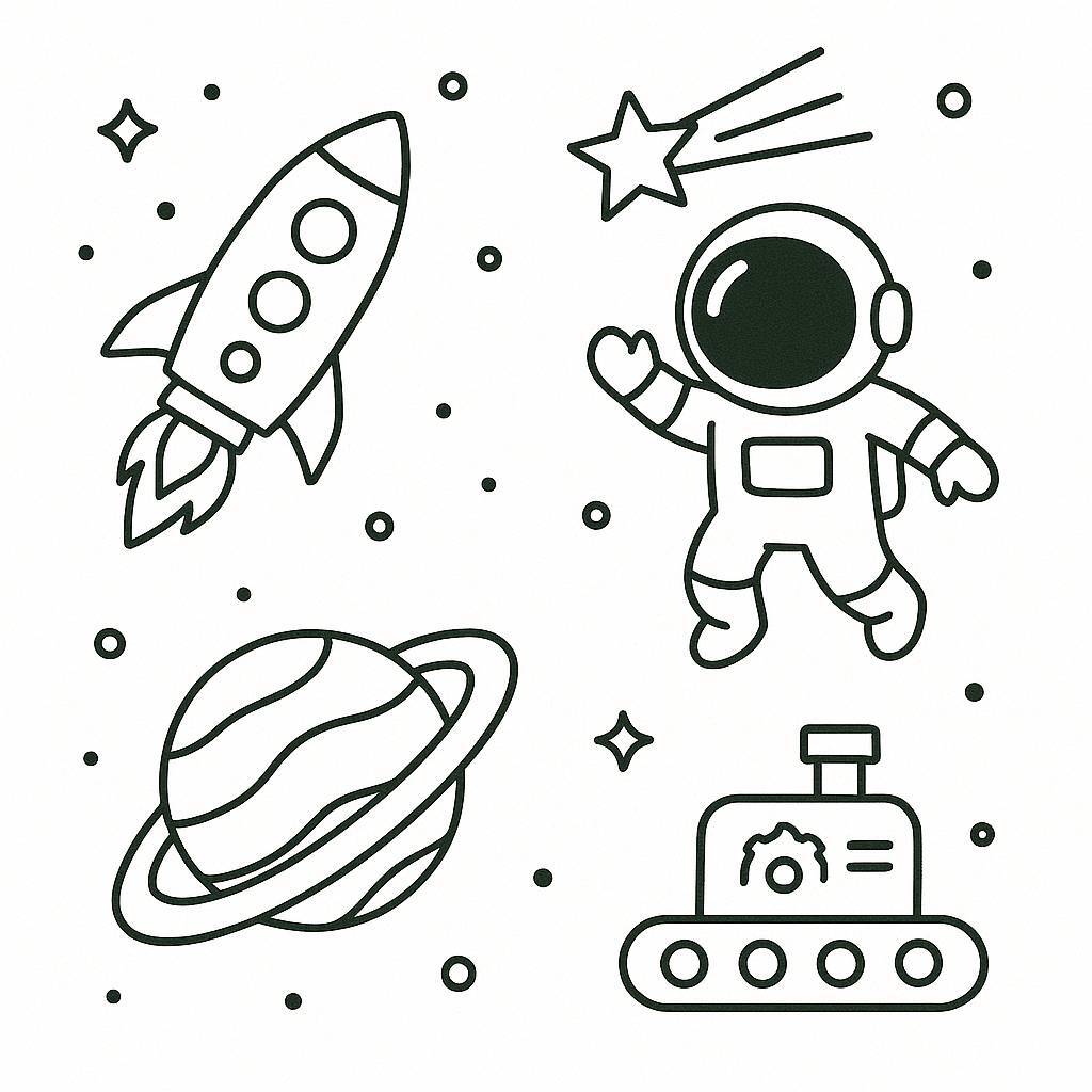 Outer Space Scene