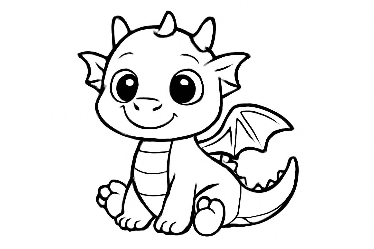 Cute Cartoon Dragon