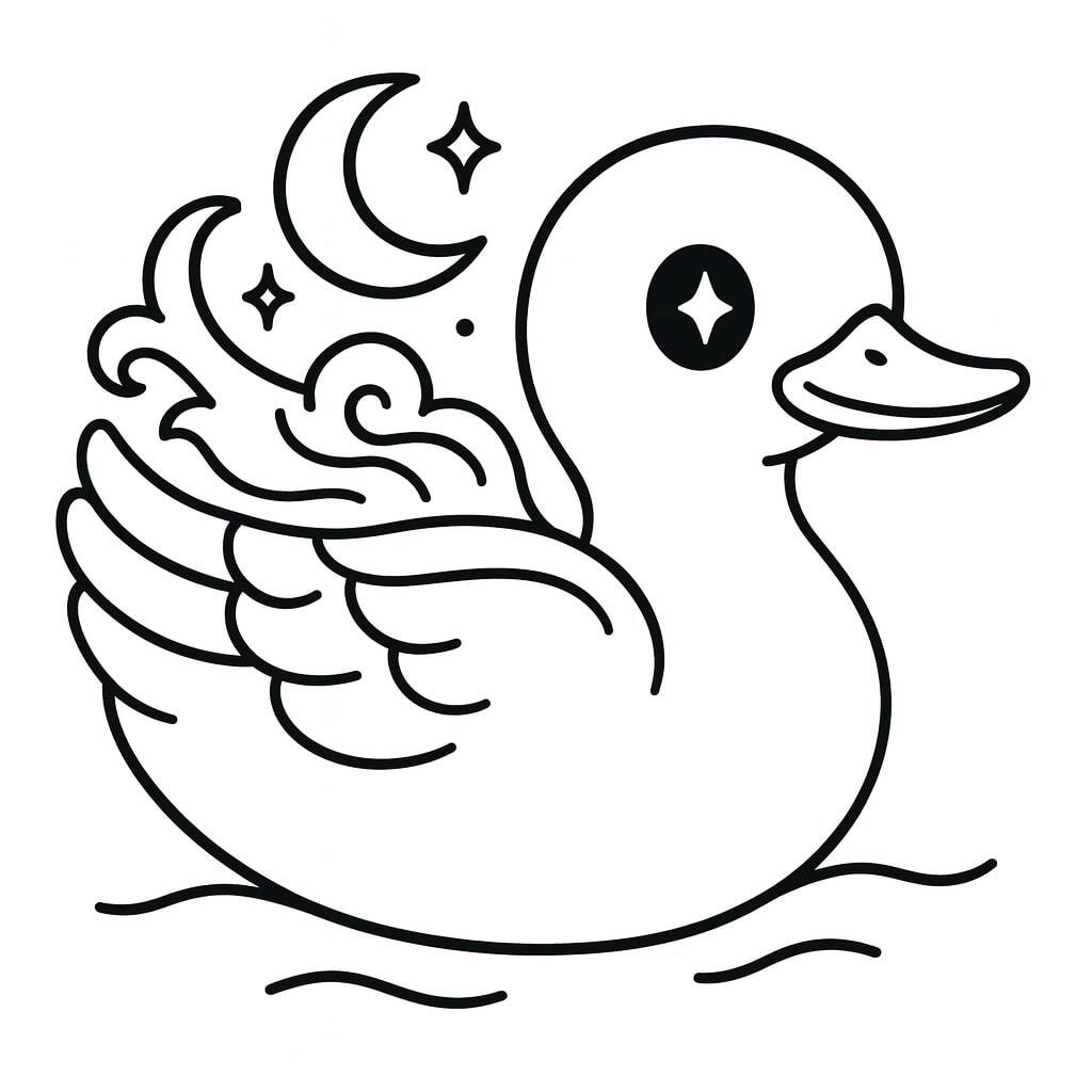 Duck Coloring Pages for Kids – Free PDF Download