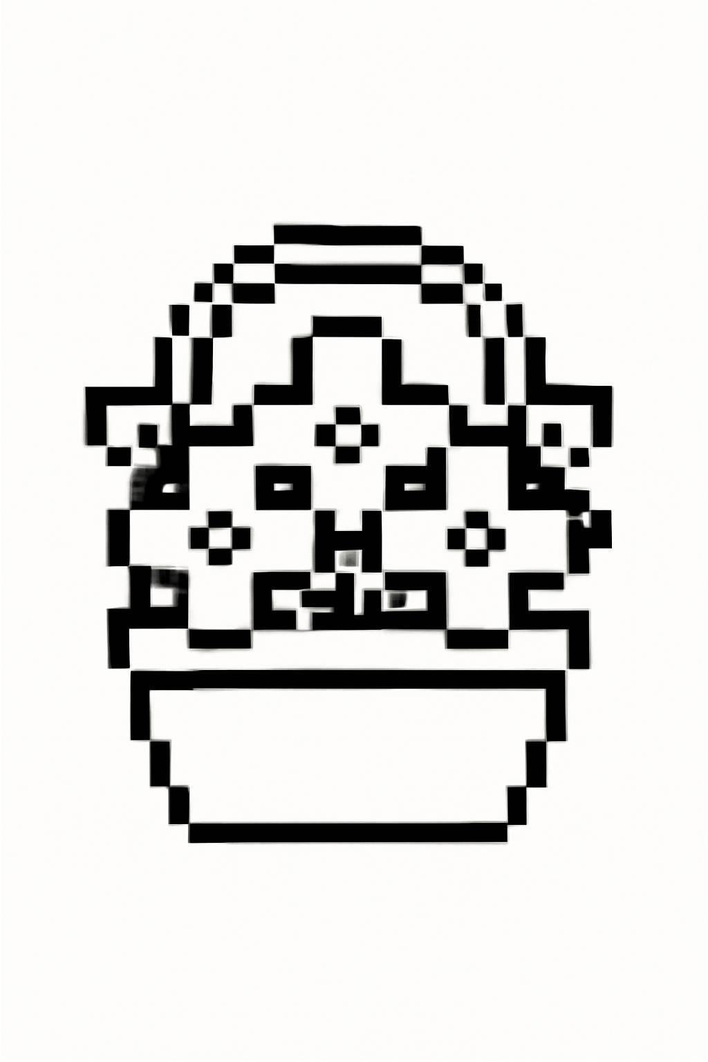 Pixel Flower Pot