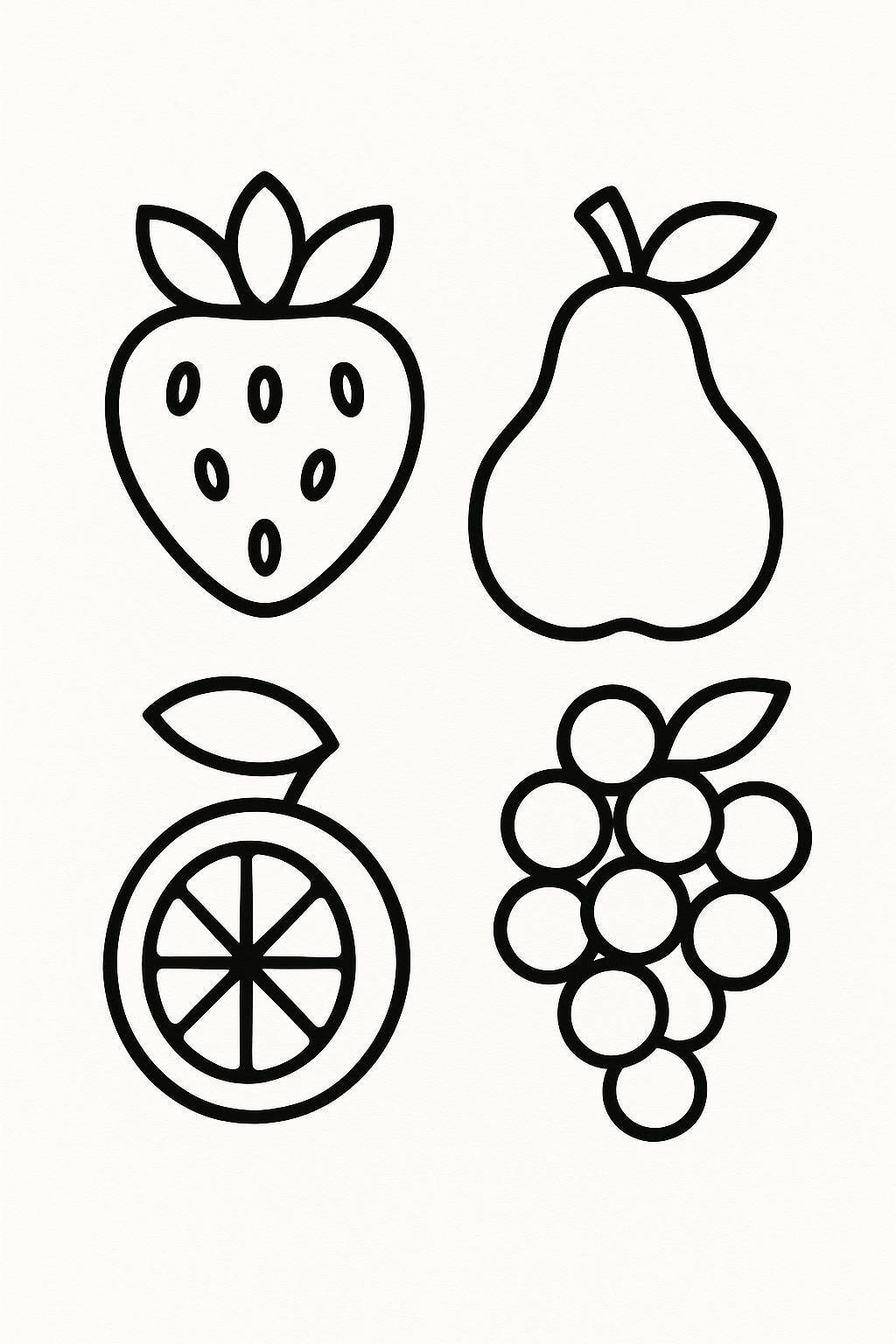 Abstract Fruits and Flowers