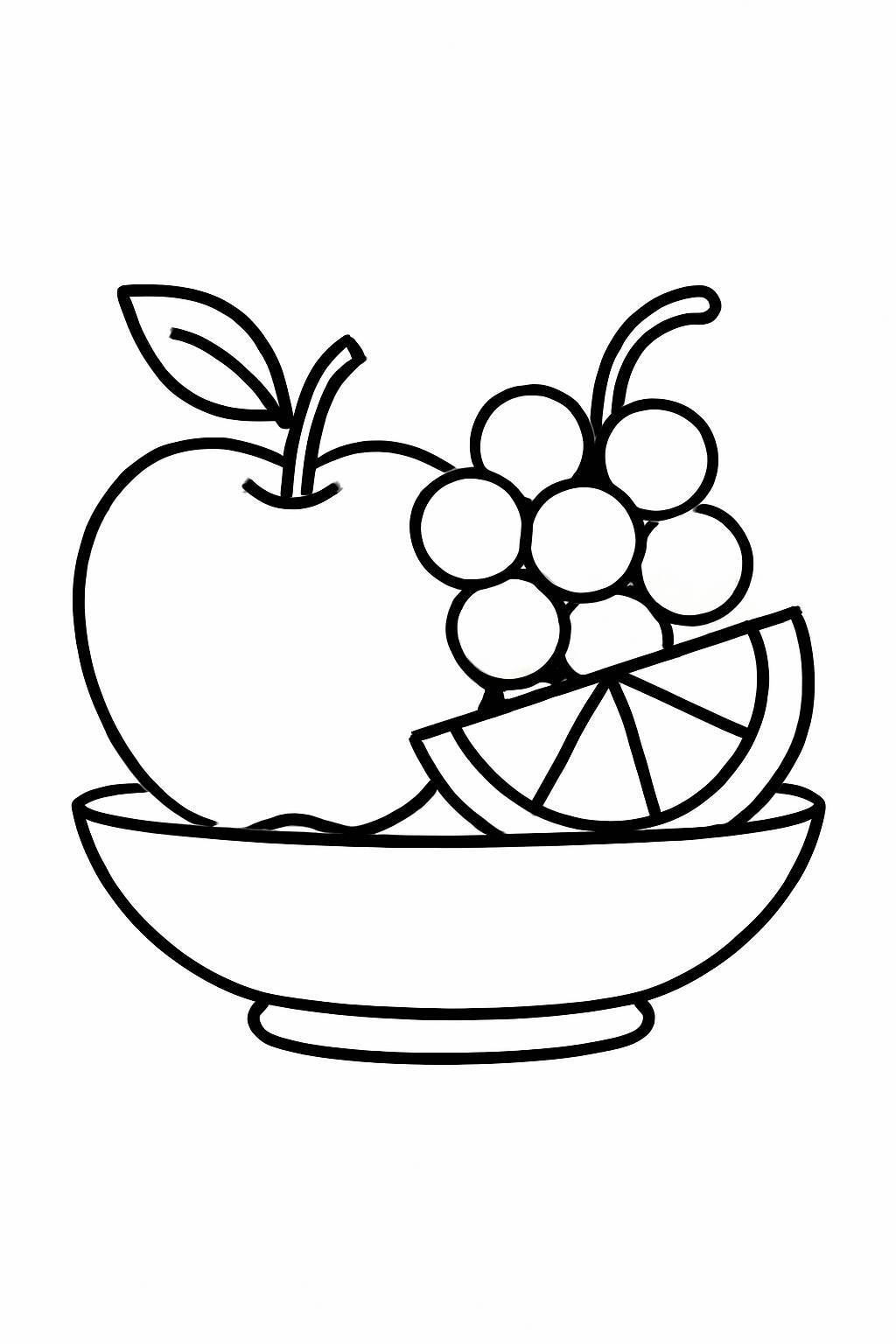 Fruit Coloring Pages for Kids – Fun and Playful Fruit Pictures