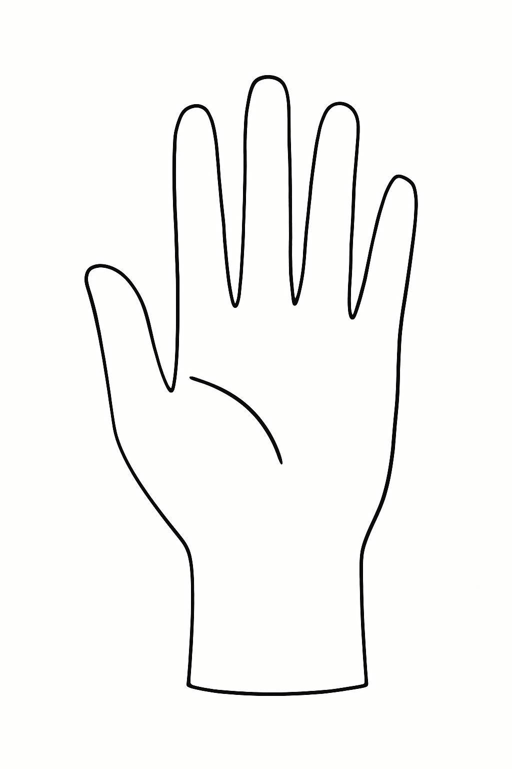 Handprint Coloring Pages for Kids – Fun and Creative Hand Coloring