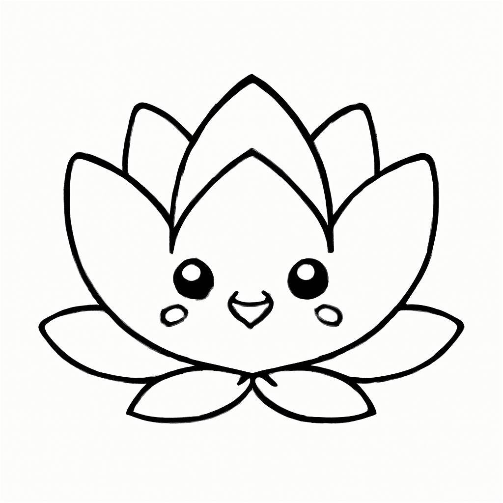 Lotus Flower Coloring Pages for Kids – Fun and Beautiful Lotus Pictures