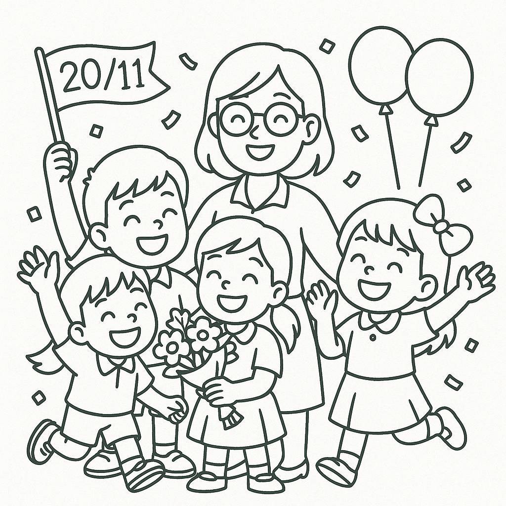 Playful November 20th Illustration