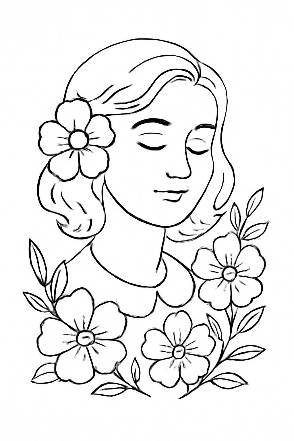 Retro Classic Women's Day Illustration
