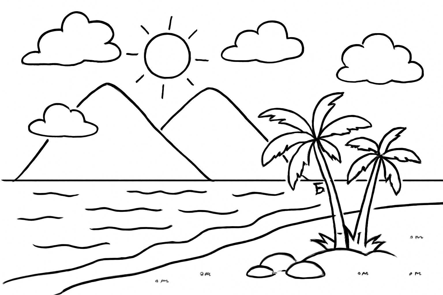Online Landscape Coloring