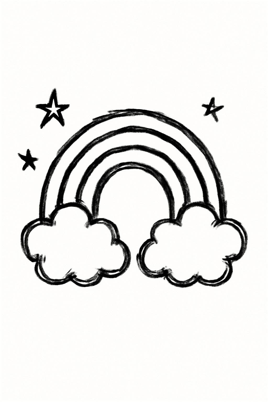 Hand-Drawn Rainbow